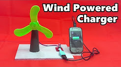 How to Make a Wind Powered(Free Energy) USB Mobile Charger