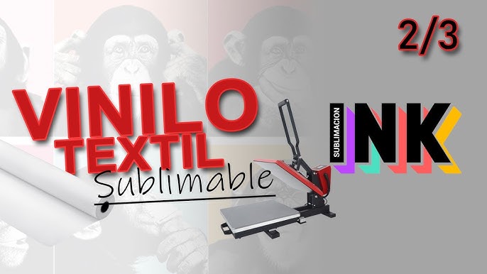 BR importaciones - NUEVO VINILO SUBLIMABLE !!! El Vinilo Textil Sublimable  se imprime mediante la técnica de sublimación y permite personalizar a todo  color camisetas de colores oscuros, camisetas de algodón, gorros