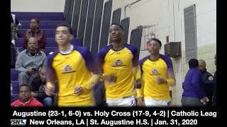 St. Augustine vs. Holy Cross (FULL HIGHLIGHTS) - Jaron Pierre, D'Mari Wiltz combine for 41