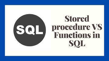 differences between Stored Procedure and Functions in SQL || Interview Question