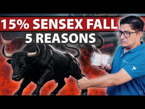 📈 5 Reasons why SENSEX crashed 15%! Will it recover by Diwali? #Economy