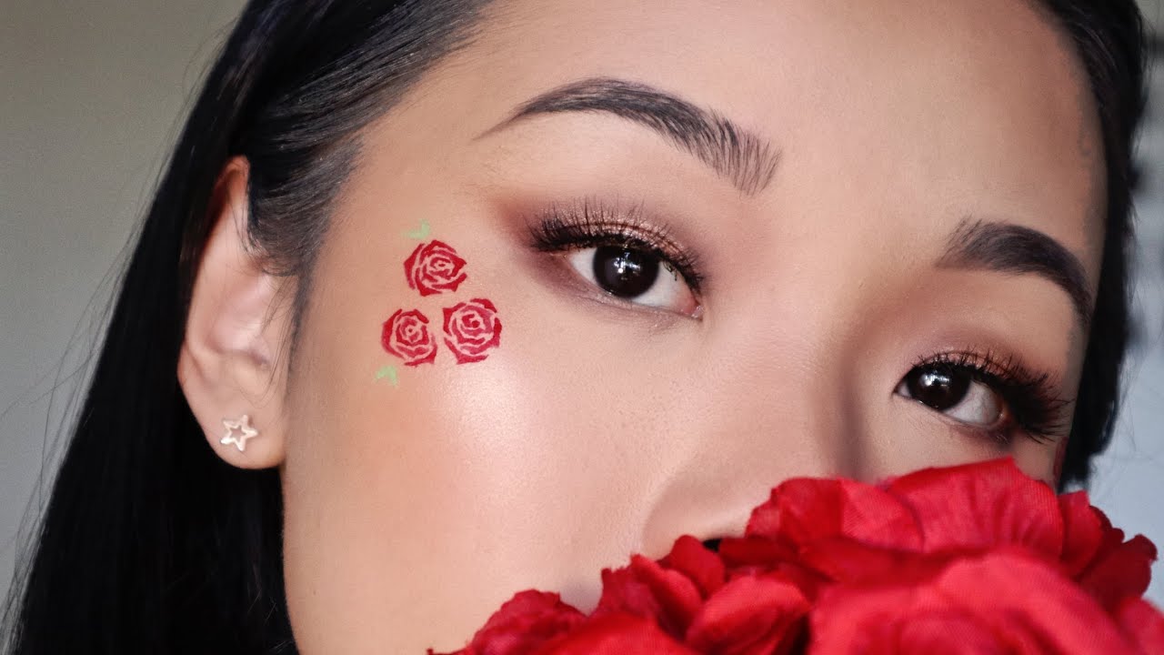 rose accent 🌹🌹 makeup tutorial