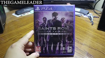 Saints Row: The Third [Remastered] 3 Days Early (PS4) - Unboxing + Intro Menu Gameplay