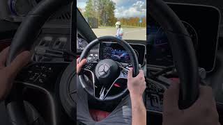 Mercedes POV Safety CRASH Test 😳 #Shorts