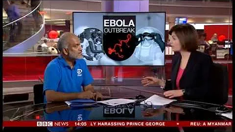 Ebola response - BBC News talks to Dr Unni Krishnan, Plan International