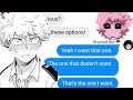 I want that one / MHA Texts / Ft. BakuDeku