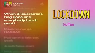 Koffee - Lockdown (Lyrics)
