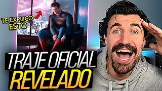 Primer vistazo OFICIAL de David Corenswet con el traje de SUPERMAN😱 (Todos los detalles)