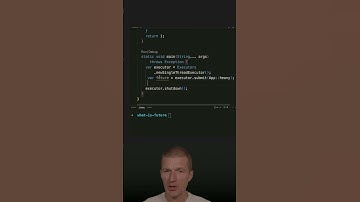Executor and Future: Asynchronously Execute a Method #java #shorts #coding #airhacks