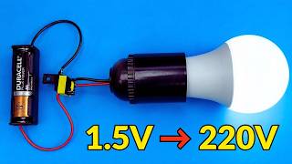 1.5V to 220V Inverter – Light a 220V Bulb Using an Old Phone Charger!