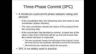 12.9 Three-Phase Commit