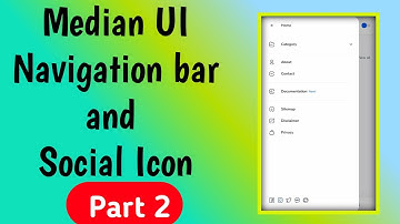 Median UI Blogger Template Full Customization Part 2 (Navigation bar and Social Icon Change)