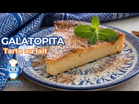 GALATOPITA - Easy and Creamy Greek Milk Pie | Step-by-Step Recipe
