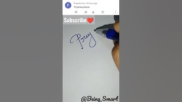 Write your name in Comments|Priyanka Done!#challenges #namesignature #ytshorts #shorts