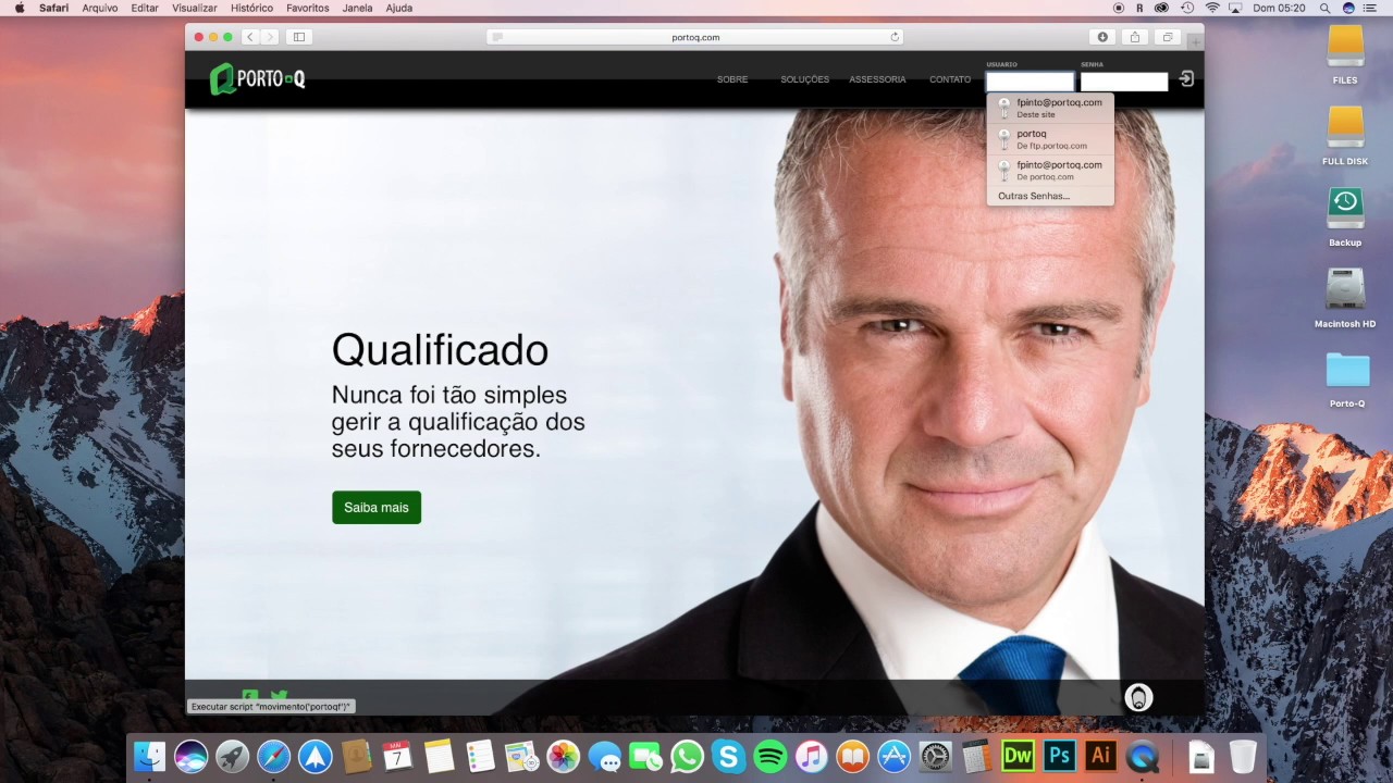 Como acessar a Porto-Q