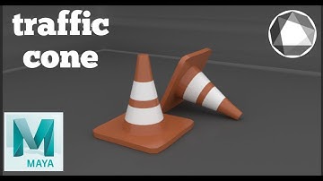 Traffic cone modeling in Autodesk Maya for beginners