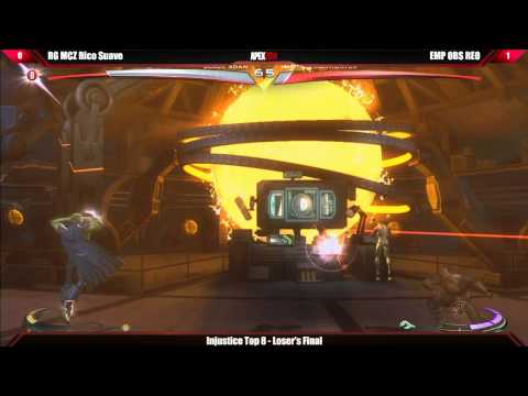 Injustice Loser's Final RG MCZ Rico Suave vs EMP OBS REO - Apex 2014 Tournament