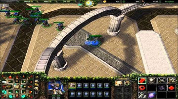 4v4 Random Team #46 Warcraft 3 The Frozen Throne Battle net Multiplayer Commentary