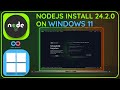 Complete Guide: Setting Up Node.js & Web Server on Windows 11 🚀