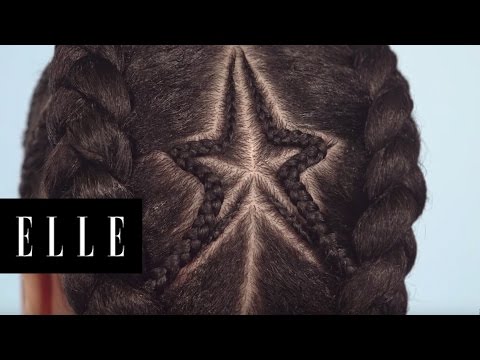 How to Do a Star Braid on Natural Hair | ELLE