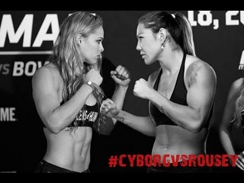 Ronda Rousey vs Cris Cyborg Santos MEGAFIGHT!!! - YouTube