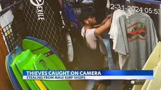 Thieves hit two Maui Hi-Tech surf shops
