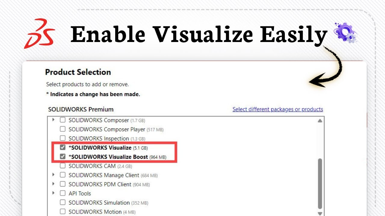 How to enable SOLIDWORKS Visualize in SolidWorks - YouTube