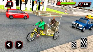 pengemudi becak otomatis sepeda penumpang - android gameplay screenshot 5