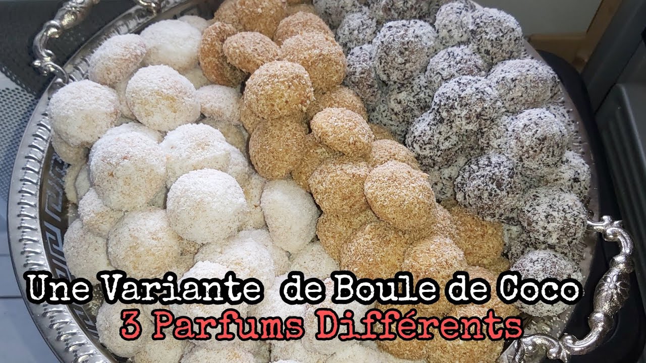 Gâteaux AID 2022 : Boule de Coco 3 Parfums Différents