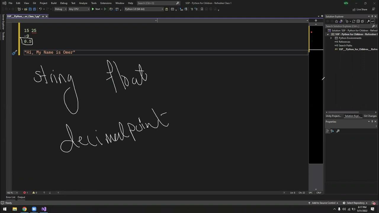 Seed Programming - Python for Children - Refresher Session 01 - Basics ...