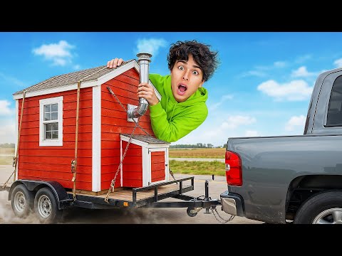 WE DID TINY LIVING CHALLENGES FOR 24 HOURS 😱 | Stokes Twins