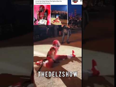 Lil Uzi Vert Doing Splits x Almosts Forgets His Purse On Stage At Coachella Omg Liluzivert Hiphop