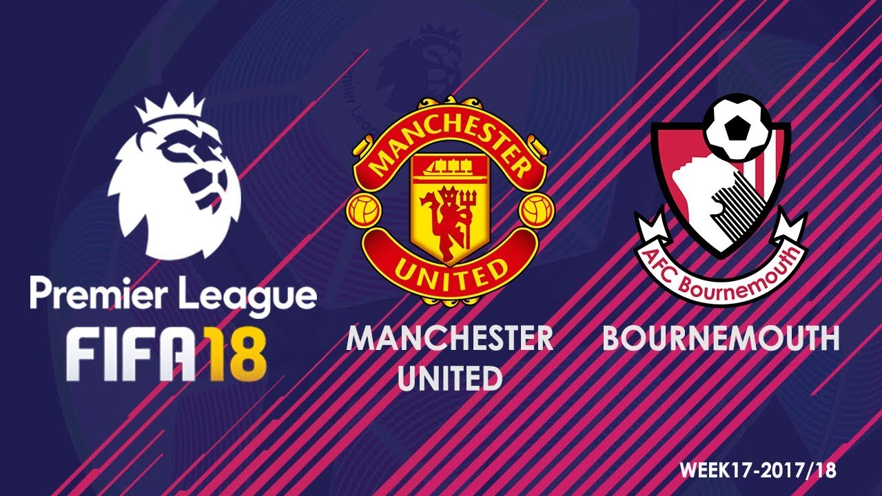 Manchester United Vs Bournemouth 2017 2018 Manchester United Vs Bournemouth - Premier League | Week 17 - 2017/2018