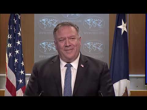 LIVE: Secretary of State Mike Pompeo delivers remarks