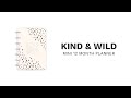 2024 Kind &amp; Wild Happy Planner - Mini Vertical Layout - 12 Months | PPMD12-148