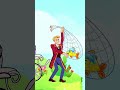 Garena Free fire sent spider man to my City for making cartoon #trendingshorts #cartoon #spiderman