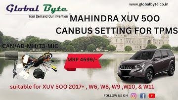 MAHINDRA XUV 500 CANBUS SETTING FOR TPMS