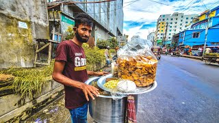 FINLEYএর সামনের বিখ্যাত ভেলপুরি - Finley Square এর খাবার - Street foods around Chittagong Bangladesh