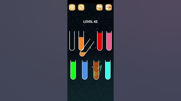 Color Sort Puzzle Level 42 Walkthrough Solution iOS/Android