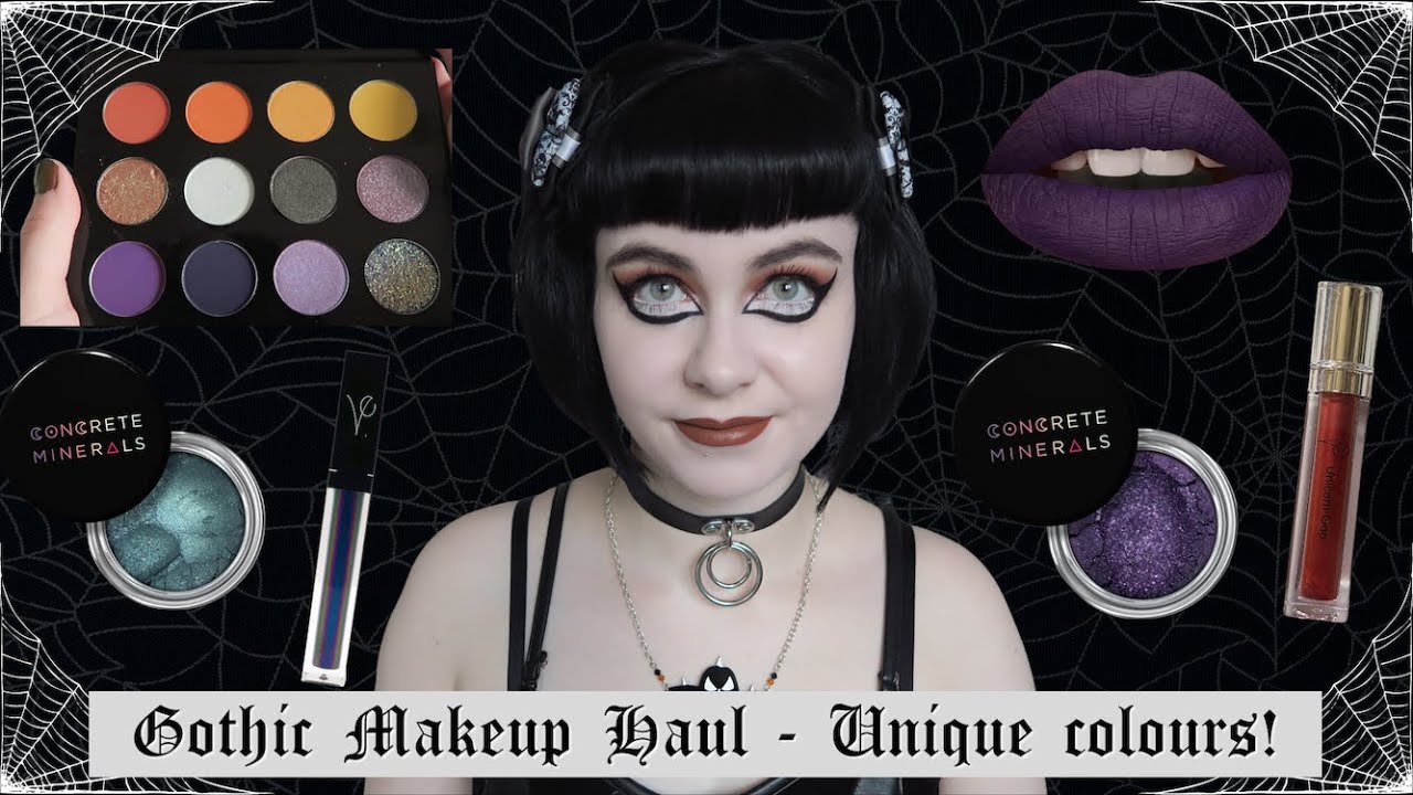 BEST GOTHIC AFFORDABLE MAKEUP  Goth Starter Kit for beginner