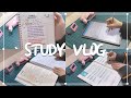 Study Vlog | 日本の大学を目指してる韓国の女子高校生の春休みの勉強ルーティン