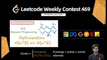 Leetcode Weekly Contest 469 || Q1, Q2, Q3, Q4 Solution Explained C++ || DP Optimization, bottom-up