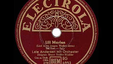 1939 Lale Andersen - Lili Marlene (original German...