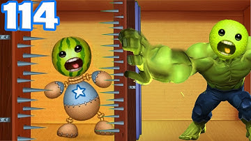 WATERMELON BUDDY  vs Hulk Buddy Android Gameplay Walkthrough Kick The Buddy Mod 2020 Part 114