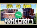 I Paid Someone $300 To Build A Castle in Minecraft... ($30 vs $300)