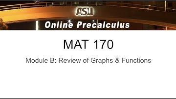 MAT170 Module B