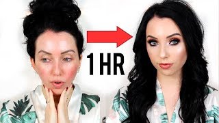 1 HOUR GLAM TRANSFORMATION...Get Ready With Me!