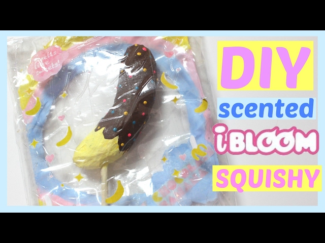 iBloom chocolate mint banana squishy
