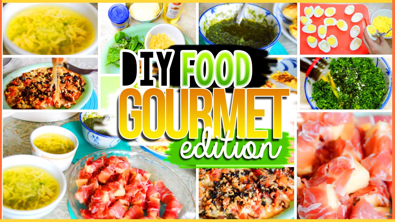 4 DIY Easy Snacks, Treats, Breakfast & Lunch Ideas: Gourmet Edition