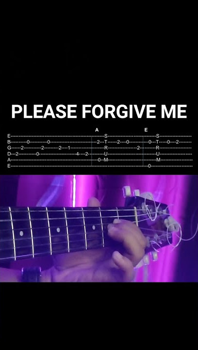 Bryan Adams - Please Forgive Me (Tabs Intro Guitar) (Guitar Fingerstyle Tutorial)